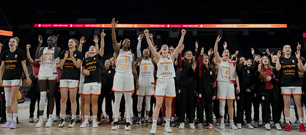 Galatasaray Çağdaş Faktoring 77-73 Flammes Carolo Basket