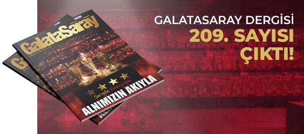 Galatasaray Dergisi’nin 209. sayısı GS Store’larda satışta