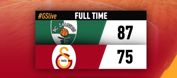 Zalgiris Kaunas 87–75 Galatasaray Odeabank