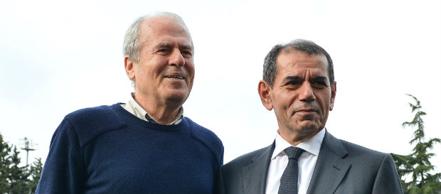 Başkan Dursun Özbek ve Teknik Direktör Mustafa Denizli Florya'da