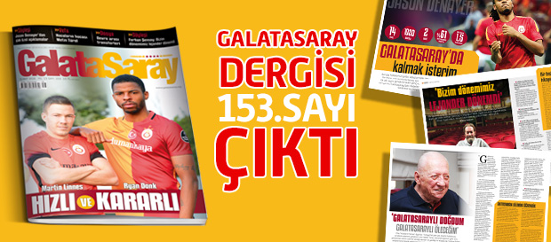 Galatasaray Dergisi 153. Sayısı Bayilerde
