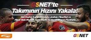 GSNET ile Fiber Hızlı Türkiye! FİBERNET’İN HIZI ANLATILMAZ YAŞANIR!