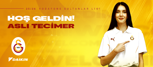 Aslı Tecimer Galatasaray Daikin’de!