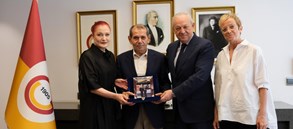 Galatasaray Eğitim Vakfı’ndan Başkanımız Dursun Aydın Özbek’e ziyaret 