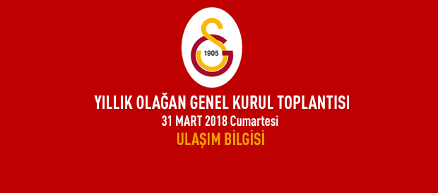 Yıllık Olağan Genel Kurul Toplantısı Ulaşım Bilgileri