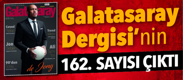 Galatasaray Dergisi 162. sayısı bayilerde