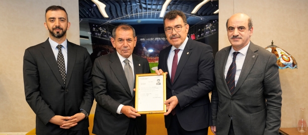 İTÜ Rektörü Prof. Dr. Hasan Mandal'dan Başkan Dursun Aydın Özbek'e ziyaret 