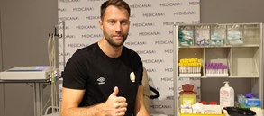 Galatasaray HDI Sigorta Erkek Voleybol Takımımız sağlık kontrolünden