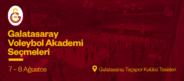Galatasaray Voleybol Akademisi 2024 - 2025 sezonu sporcu seçmeleri başlıyor!