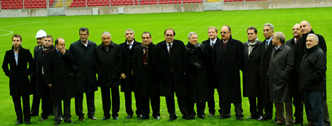 Başkanlar Türk Telekom Arena'yı Gezdi