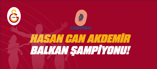 Hasan Can Akdemir Balkan Şampiyonu!