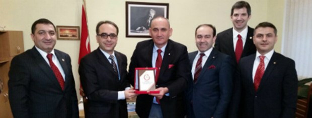 Ukrayna Galatasaraylılar Derneğinden Büyükelçi Yönet Can Tezele Ziyaret