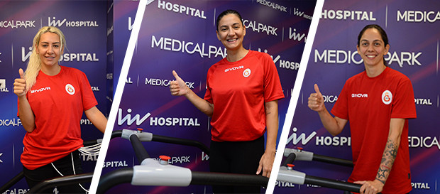 Galatasaray HDI Sigorta Kadın Voleybol Takımımız sağlık kontrolünden geçti