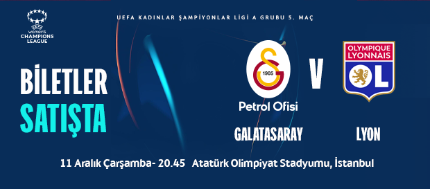 Olympique Lyon maçı biletleri ücretsiz satışta!