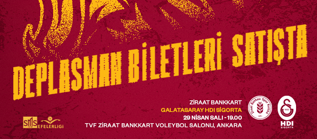 Ziraat Bankkart maçı deplasman biletleri satışta!