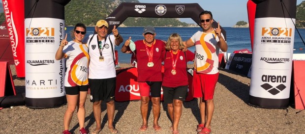 Master yüzücülerimizden Aquamasters Yüzme Şampiyonası’nda 12 madalya 