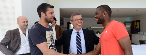 Aurelien Chedjou İstanbul'da