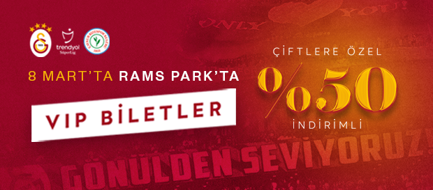 RAMS Park, Galatasaray aşıklarını bekliyor!