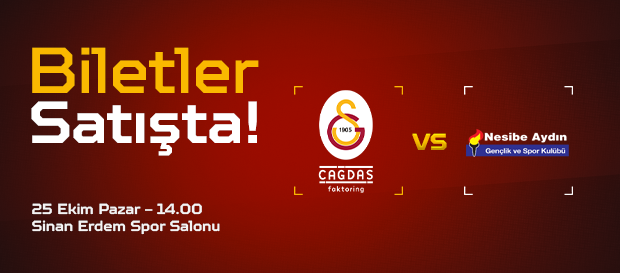 Nesibe Aydın maçı biletleri satışa çıktı