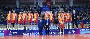 AXA Sigorta Kupa Voley'i ikinci olarak tamamladık