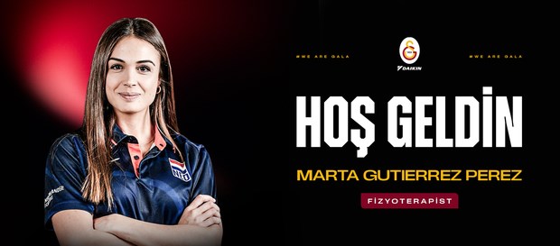 Galatasaray Daikin'e hoş geldin Marta Gutierrez Perez!