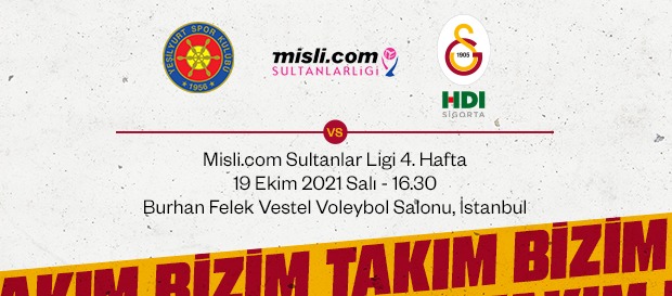 Maça Doğru | Yeşilyurt - Galatasaray HDI Sigorta