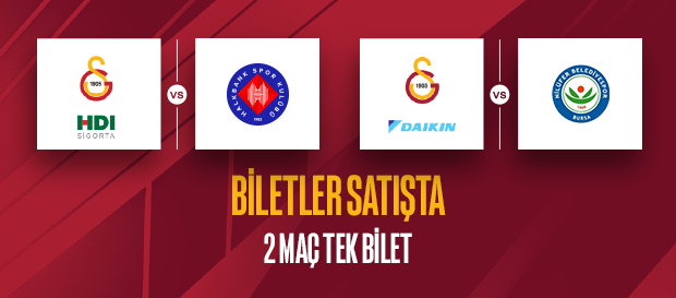 Burhan Felek’te iki maç tek bilet!