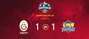 Galatasaray Esports 1-1 1907 Fenerbahçe Espor
