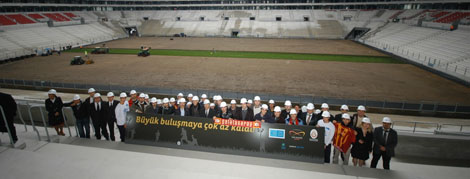 Blog Yazarları Türk Telekom Arena'yı Ziyaret Etti
