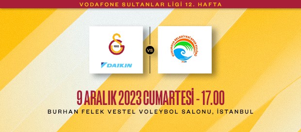 Maça Doğru | Galatasaray Daikin - Çukurova Belediye