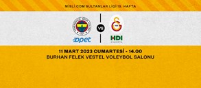 Maça Doğru | Fenerbahçe Opet - Galatasaray HDI Sigorta