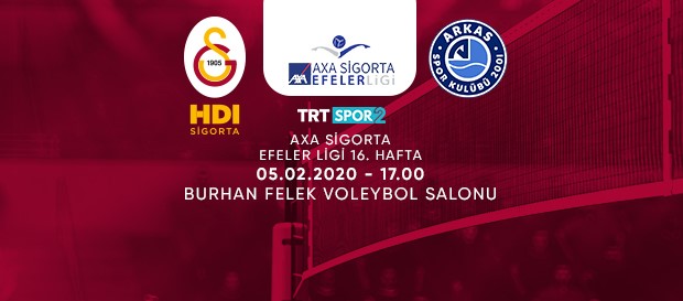 Maça doğru | Galatasaray HDI Sigorta - Arkas Spor 