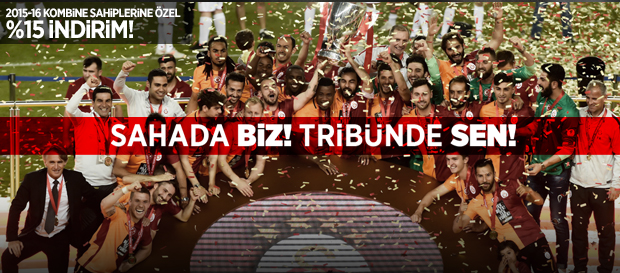 SAHADA BİZ! TRİBÜNDE SEN!