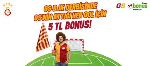 Galatasaray'ımızın her golüne 5 TL Bonus!