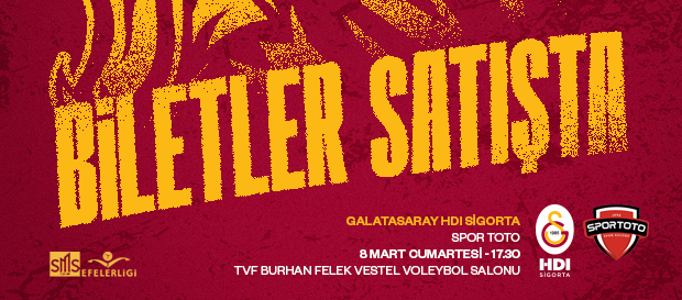 Spor Toto maçı biletleri satışta!