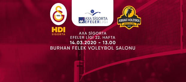 Maça doğru | Galatasaray HDI Sigorta - Arhavi Voleybol
