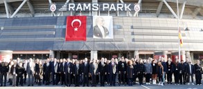 Ulu Önderimiz Atatürk, stadımızdaki törenle anıldı