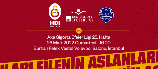 Maça Doğru | Galatasaray HDI Sigorta - Altekma 