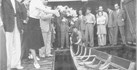 -1951 Bebekteki lokalin açılışısoldan sağa Şevket Davran, Nazlı Yar, Akgün Ustalar, İhsan İpekçi, Adnan Akıska, Emin Gezgöç, Hüsnü Bilgin